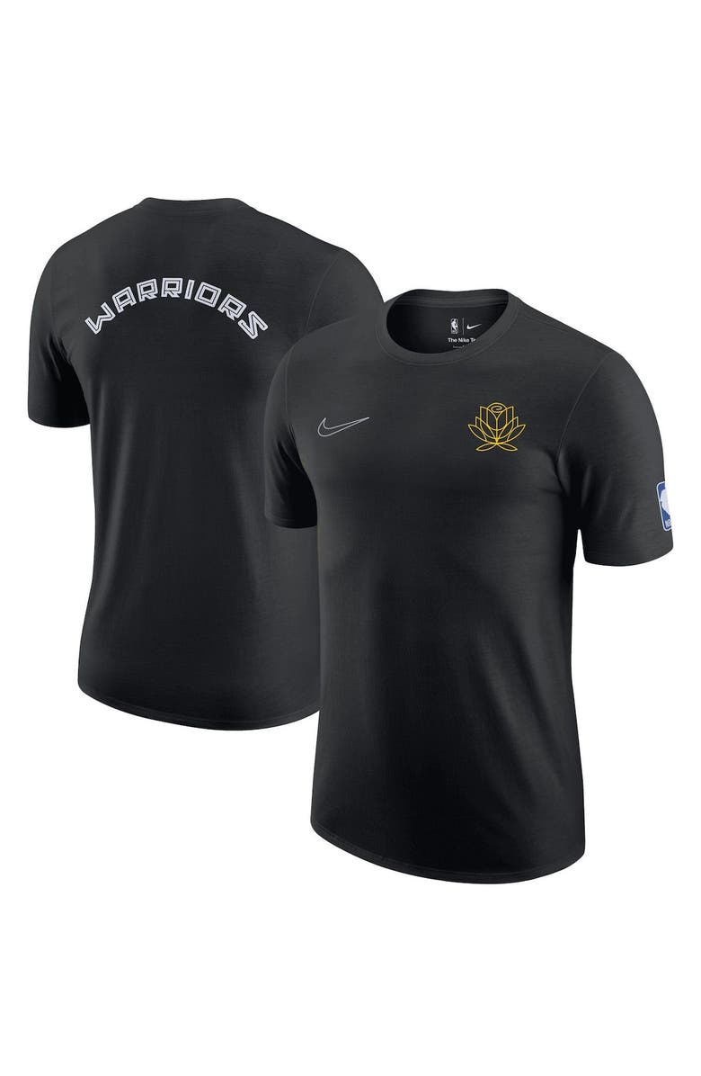 Nike Men's Nike Black Golden State Warriors 2022/23 City Edition Courtside Max90 Backer Relaxed Fit T-Shirt, Alternate, color, 