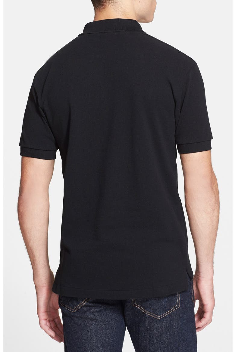 Comme des Garçons PLAY Piqué Polo with Small Heart Appliqué (Men