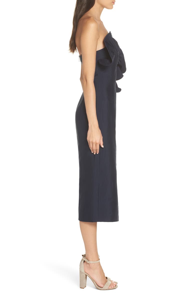 Heart & Soul Midi Dress, Alternate, color, NAVY