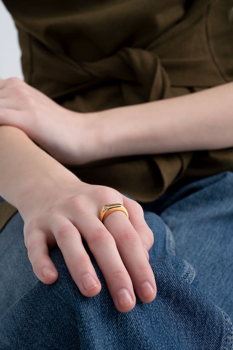 Facet Ring, Alternate, color, Gold