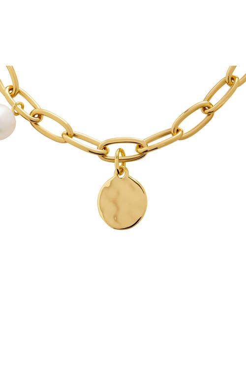 Monica Vinader Lucky Charm Bracelet In Gold