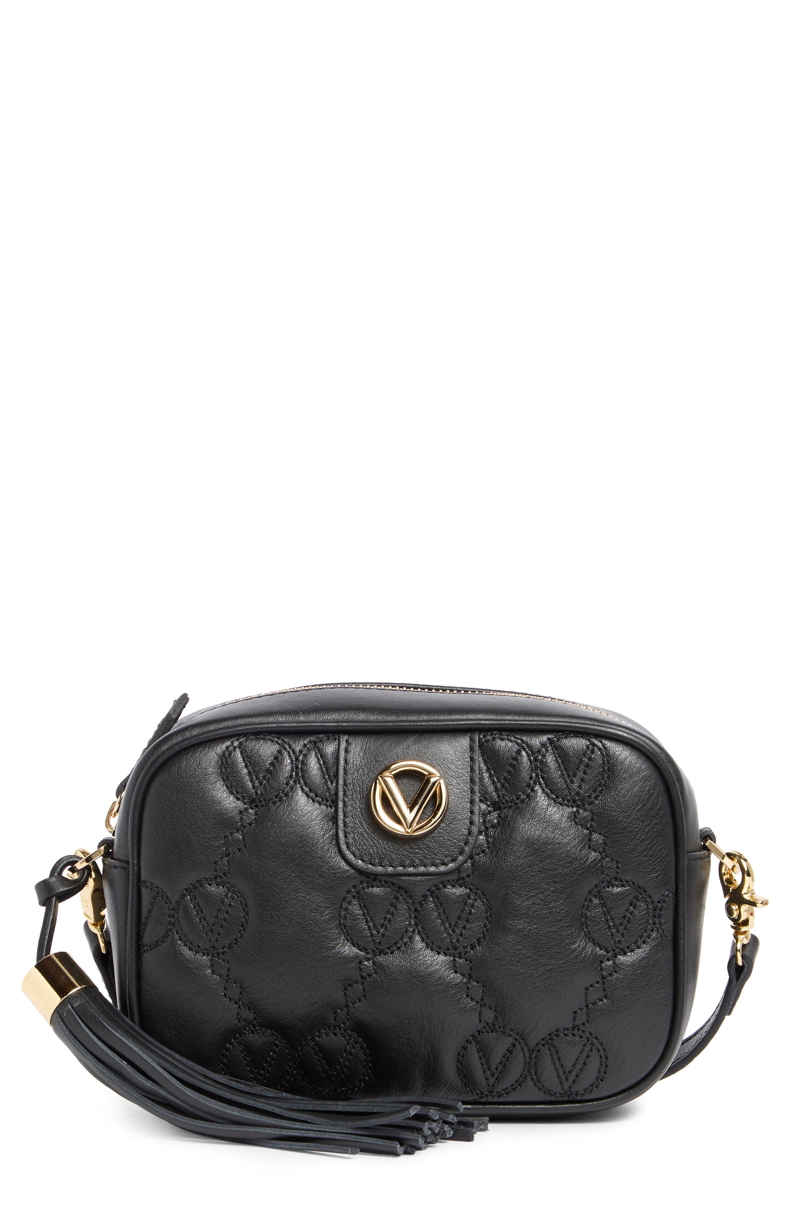 VALENTINO BY MARIO VALENTINO Amel Monogram Quilted Leather Crossbody Bag, Main, color, 