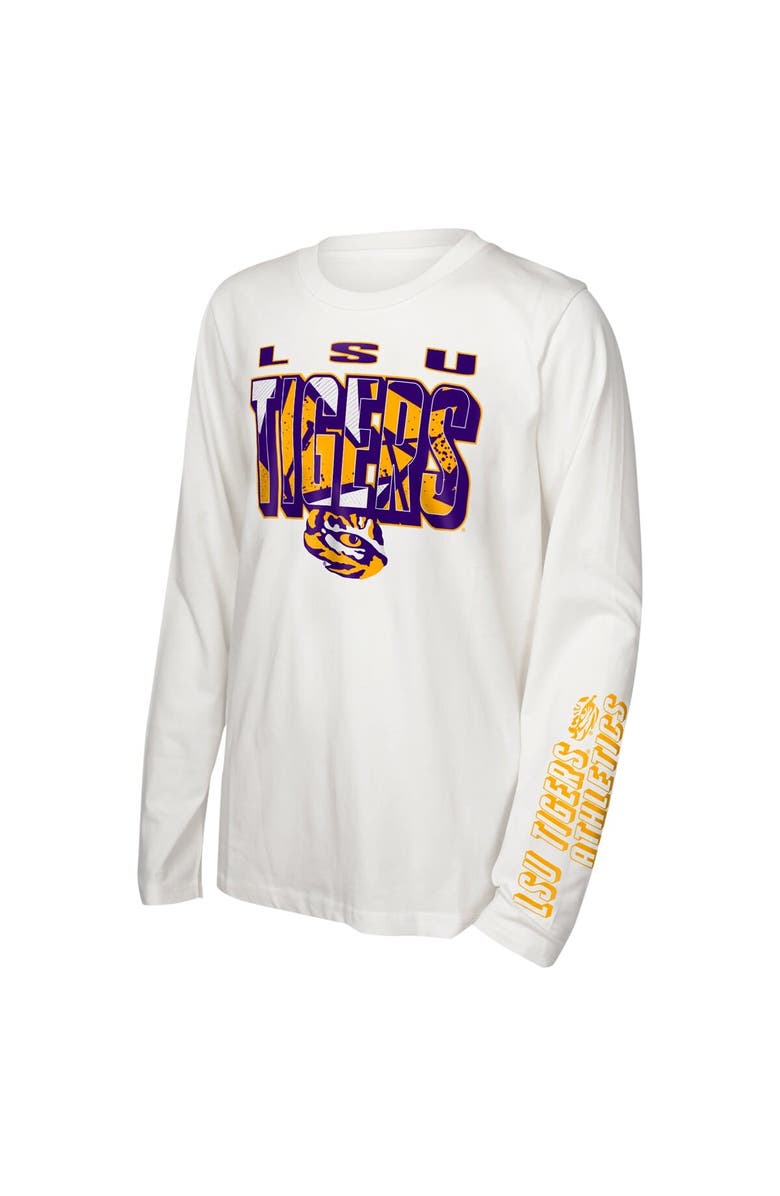 Outerstuff Youth LSU Tigers In the Mix T-Shirt Combo Set, Alternate, color, 