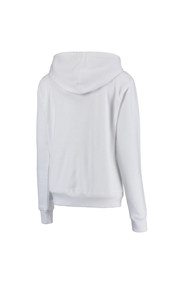 COLOSSEUM Women's White Indiana Hoosiers Arched Name Full Zip Hoodie, Alternate, color, 