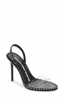 Alexander Wang Nova Stud Clear Sandal