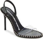Alexander Wang Nova Stud Clear Sandal