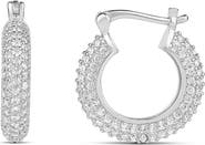 SHYMI Small Pavé Hoop Earrings