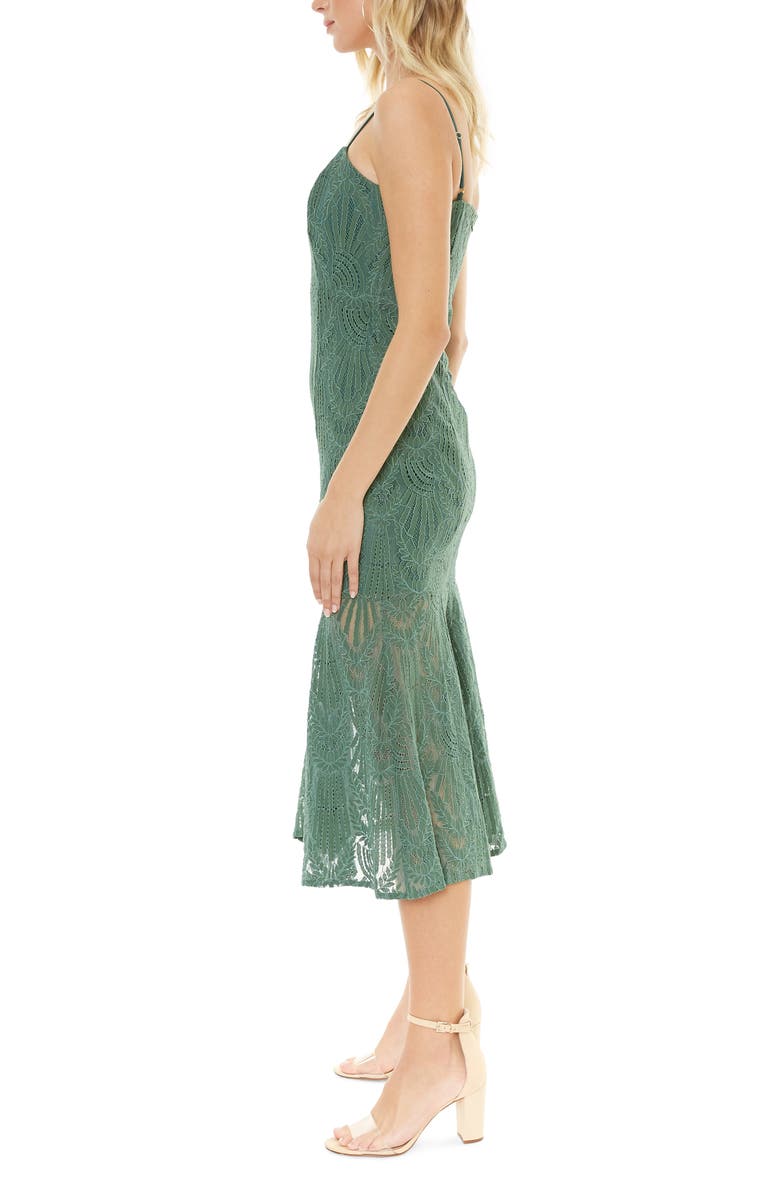 4SI3NNA Sleeveless Lace Midi Dress, Alternate, color, 
