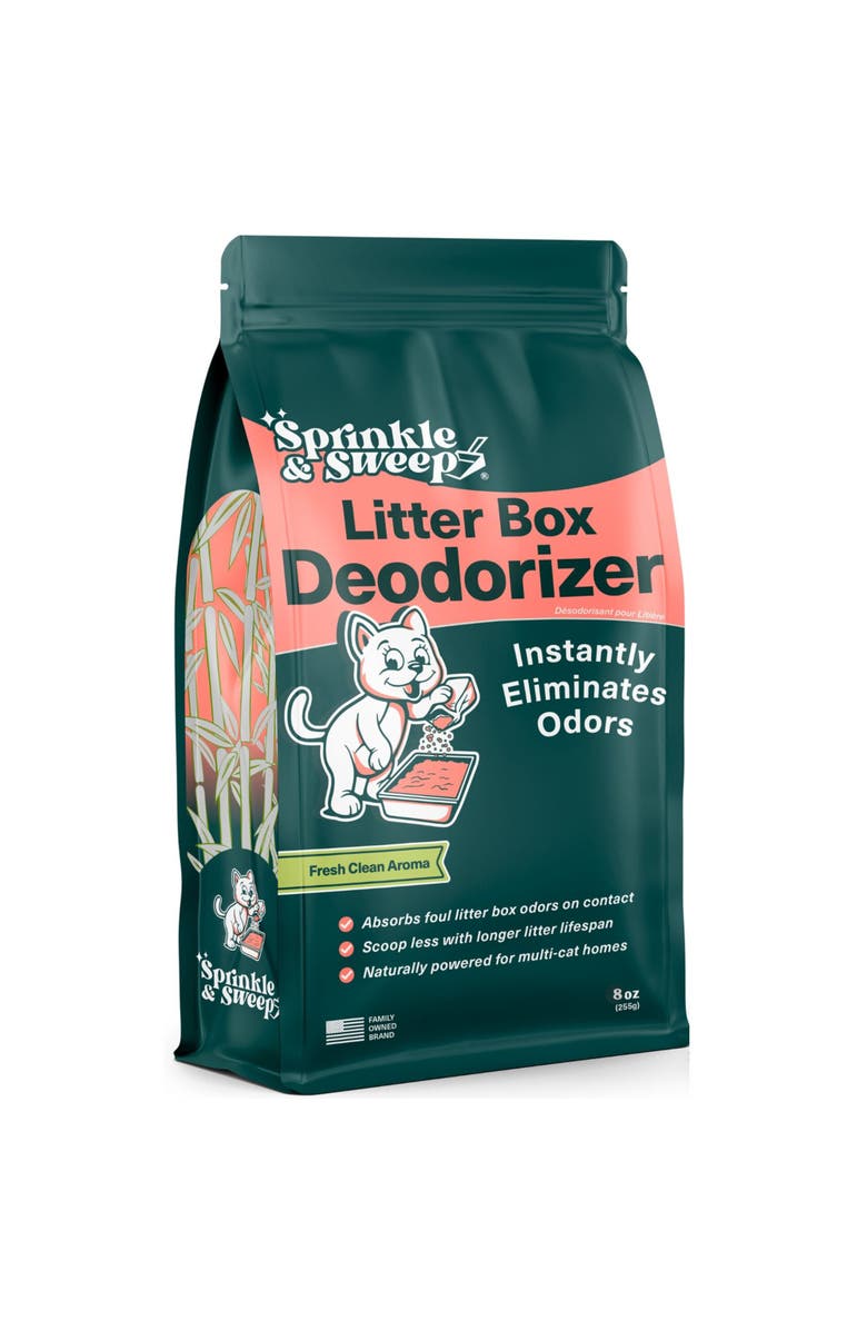 Sprinkle & Sweep Litter Box Deodorizer, 8oz Bag, Main, color, Multicolored