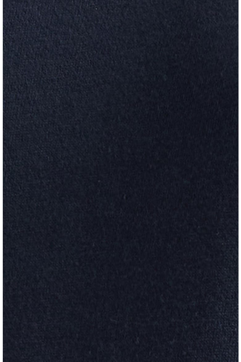 Mixed Media Midi Dress, Alternate, color, NAVY