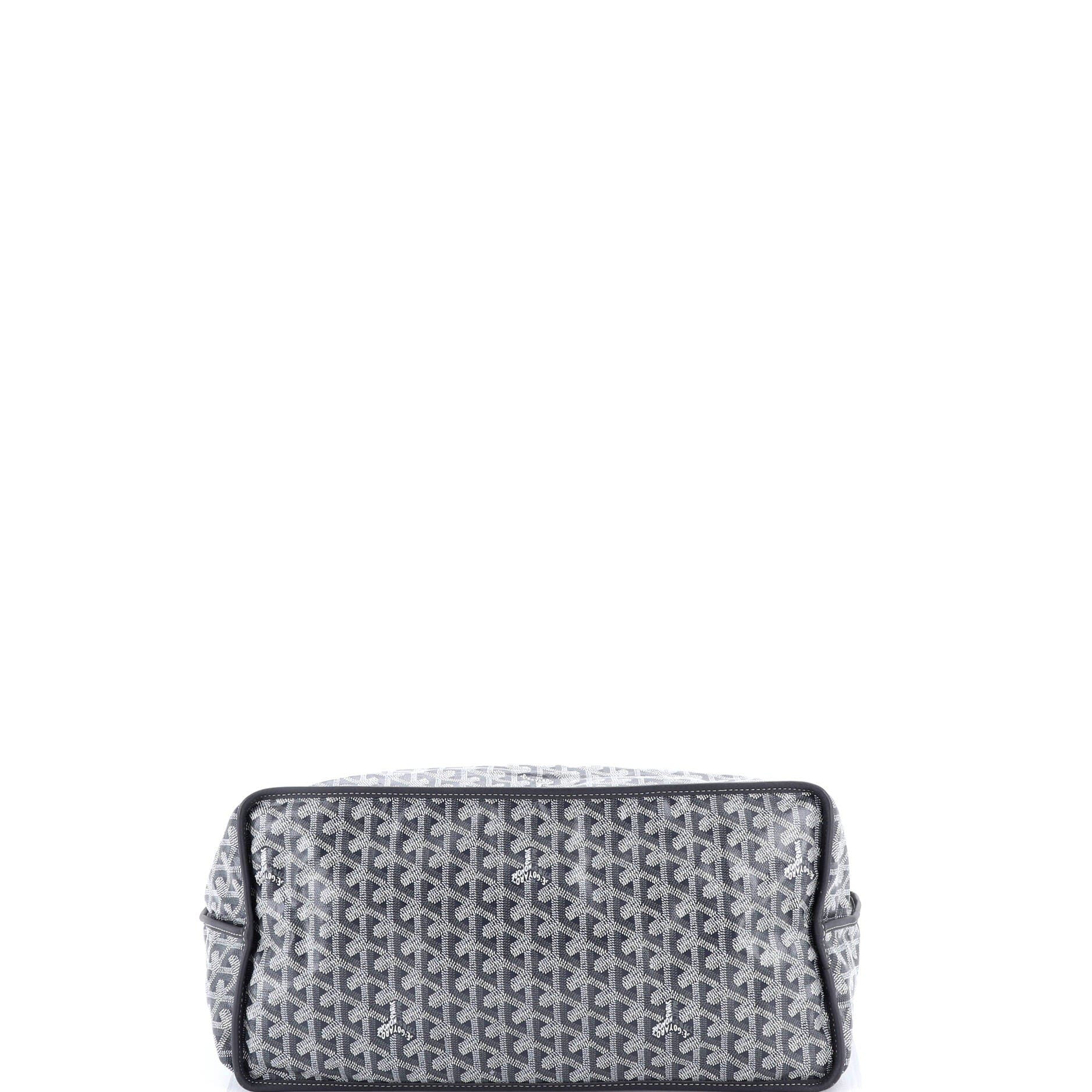 Pre-Owned Goyard Anjou Reversible Tote Coated Canvas GM, Alternate, color, Gray