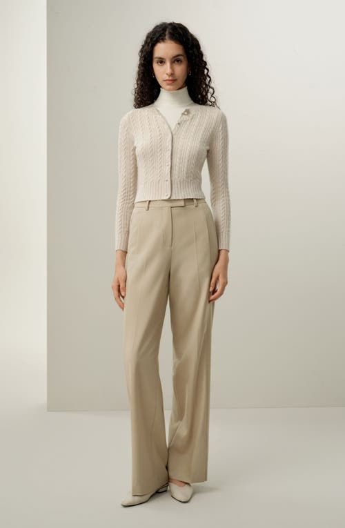 Lilysilk X Lydia Millen The Hawthorn Cardigan In Brown