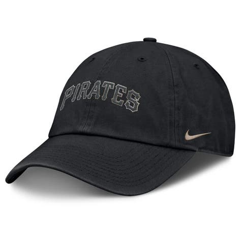 Men's Nike Black Pittsburgh Pirates Camo Pack Club Adjustable Hat