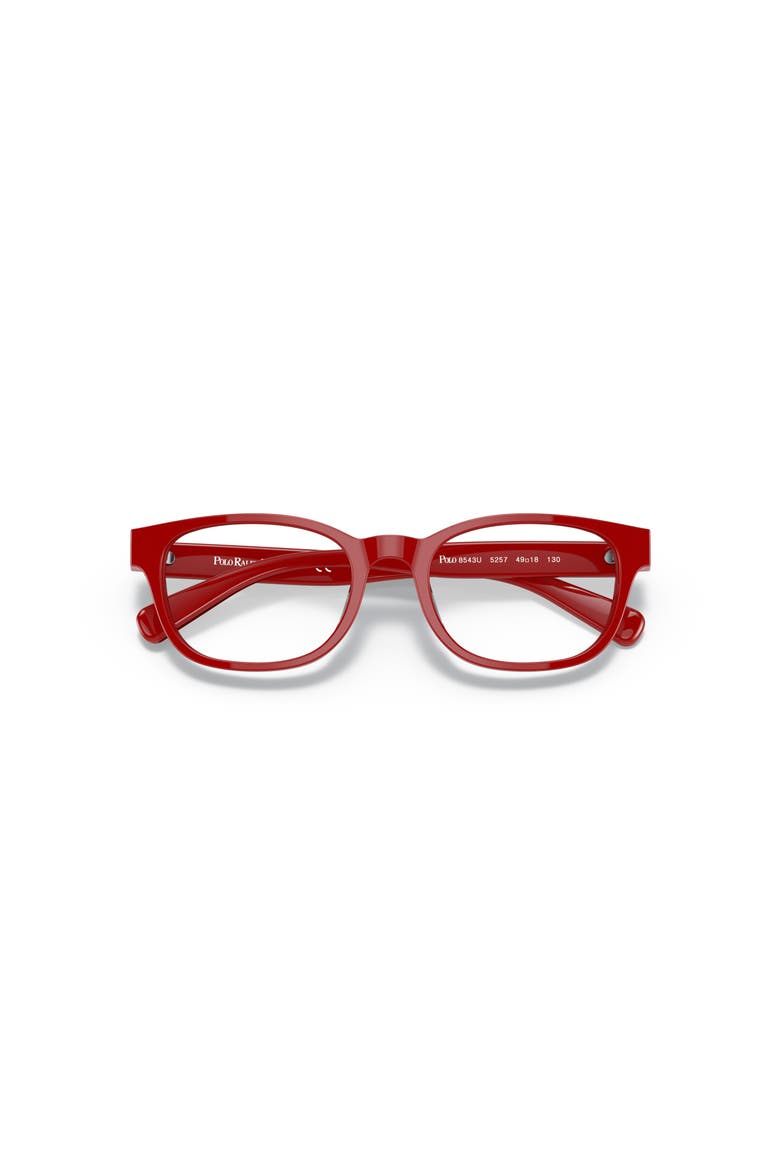 47mm Rectangle optical glasses, Alternate, color, Red
