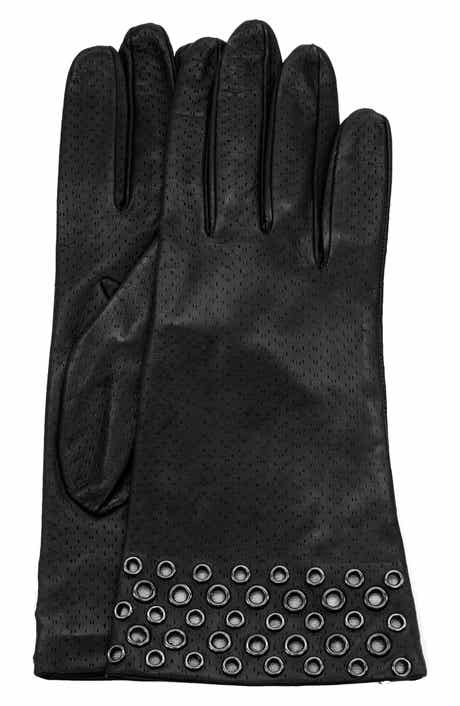 Portolano Eyelet Leather Gloves