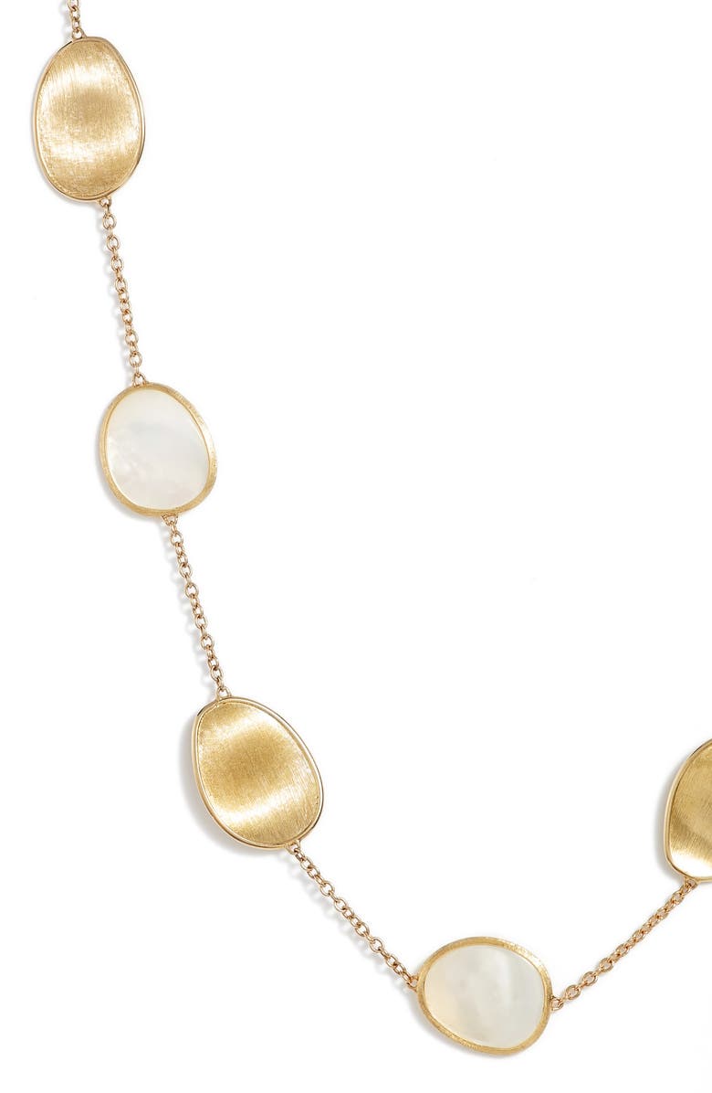 Marco Bicego Lunaria Mother of Pearl Long Strand Necklace, Alternate, color, White Mother Of Pearl