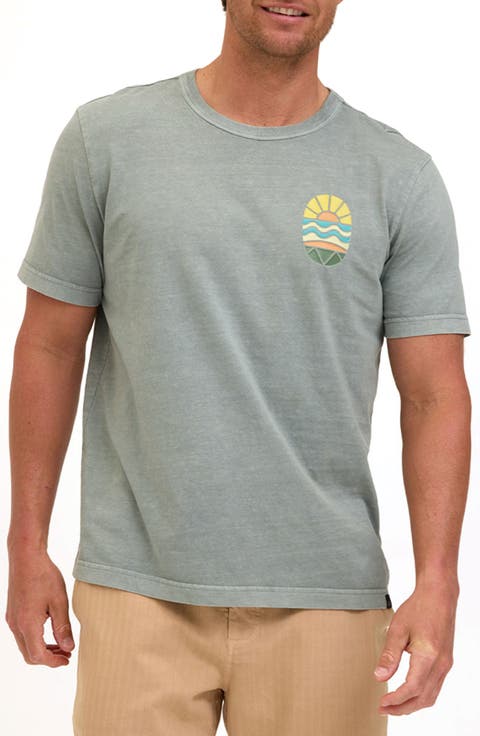Island Sunrise Graphic T-Shirt
