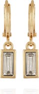 Vince Camuto Baguette Drop Earrings