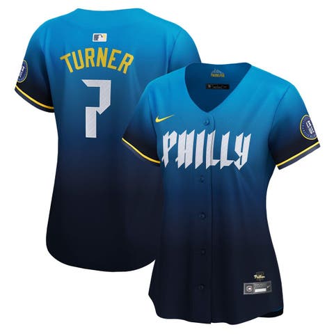 Women's Nike Trea Turner Navy Philadelphia Phillies City Connect Limited Player Jersey