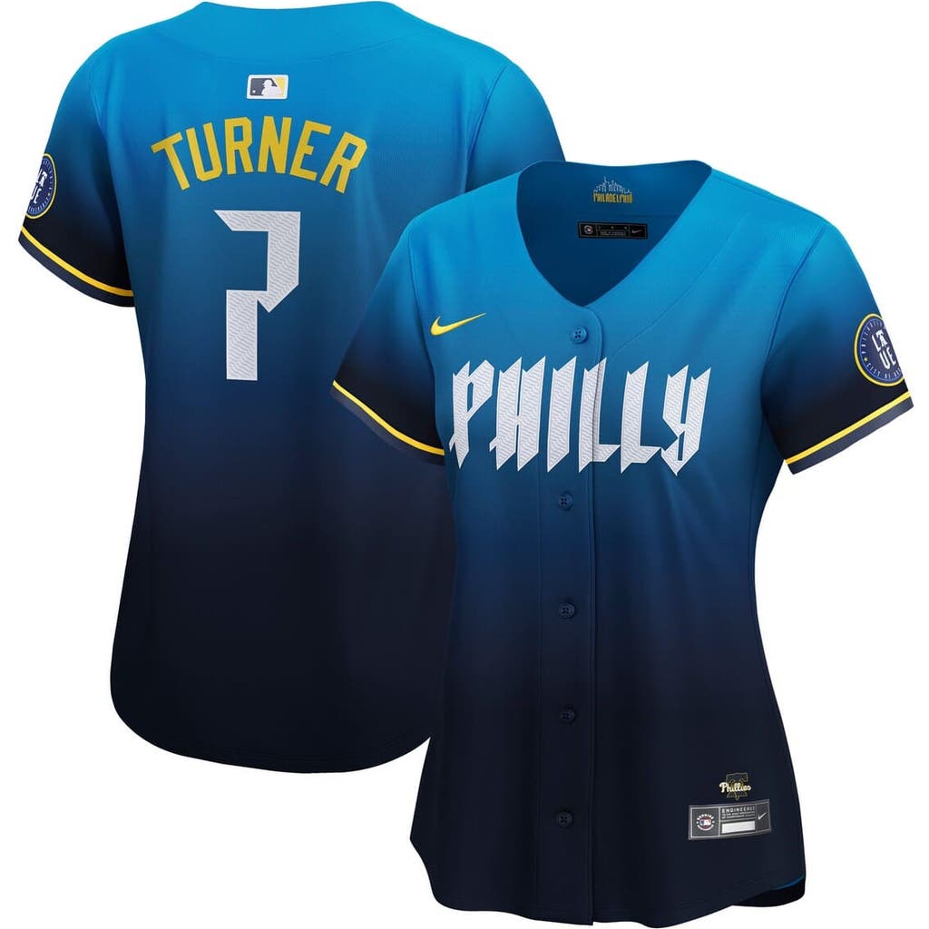 Nike Trea Turner Navy Philadelphia Phillies City Connect Limited Player Jersey