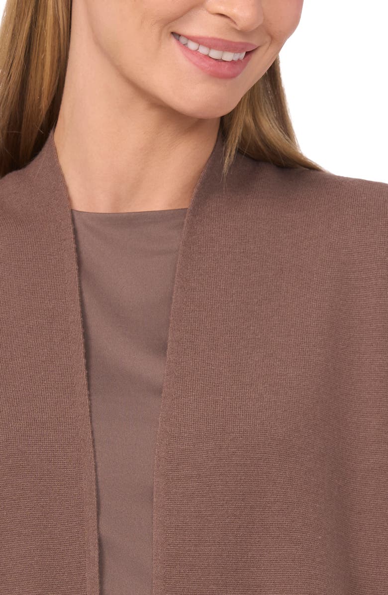 Halogen<sup>®</sup> Open Front Longline Cardigan, Alternate, color, Mink Taupe