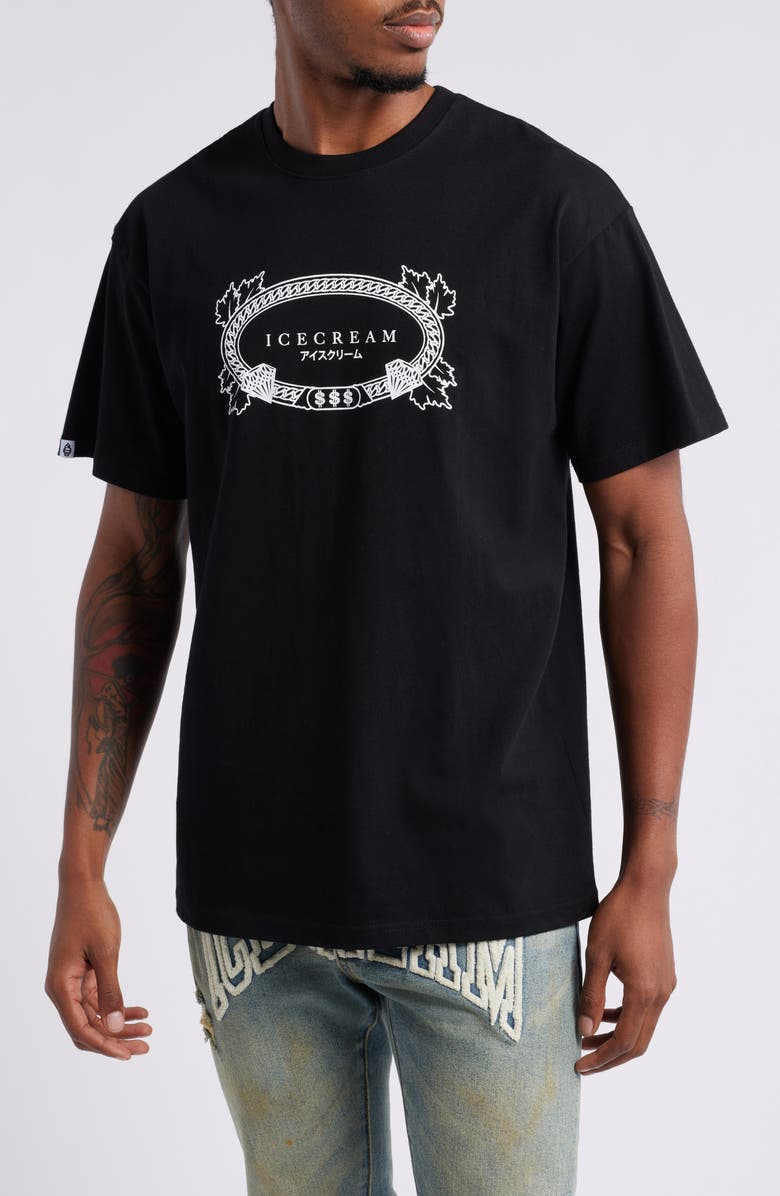 ICECREAM Label Graphic T-Shirt, Main, color,