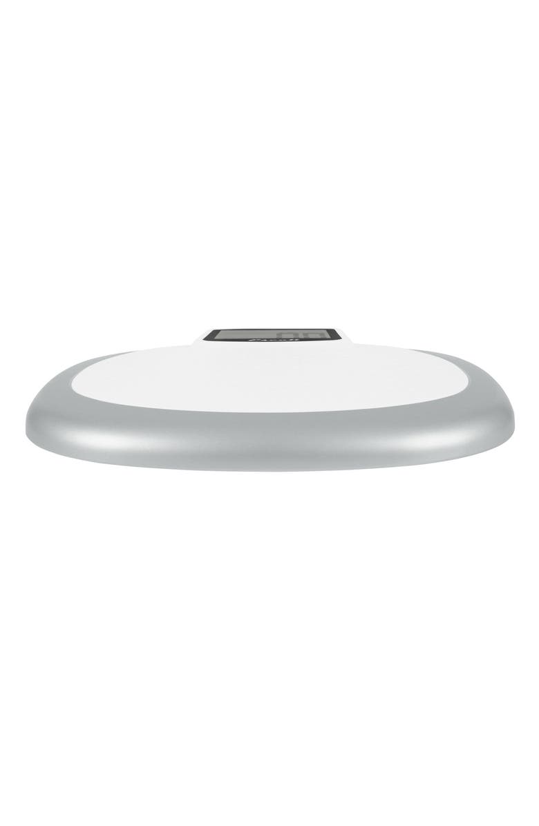 ESCALI Extra Large Display Bathroom Scale, Alternate, color, White/Silver