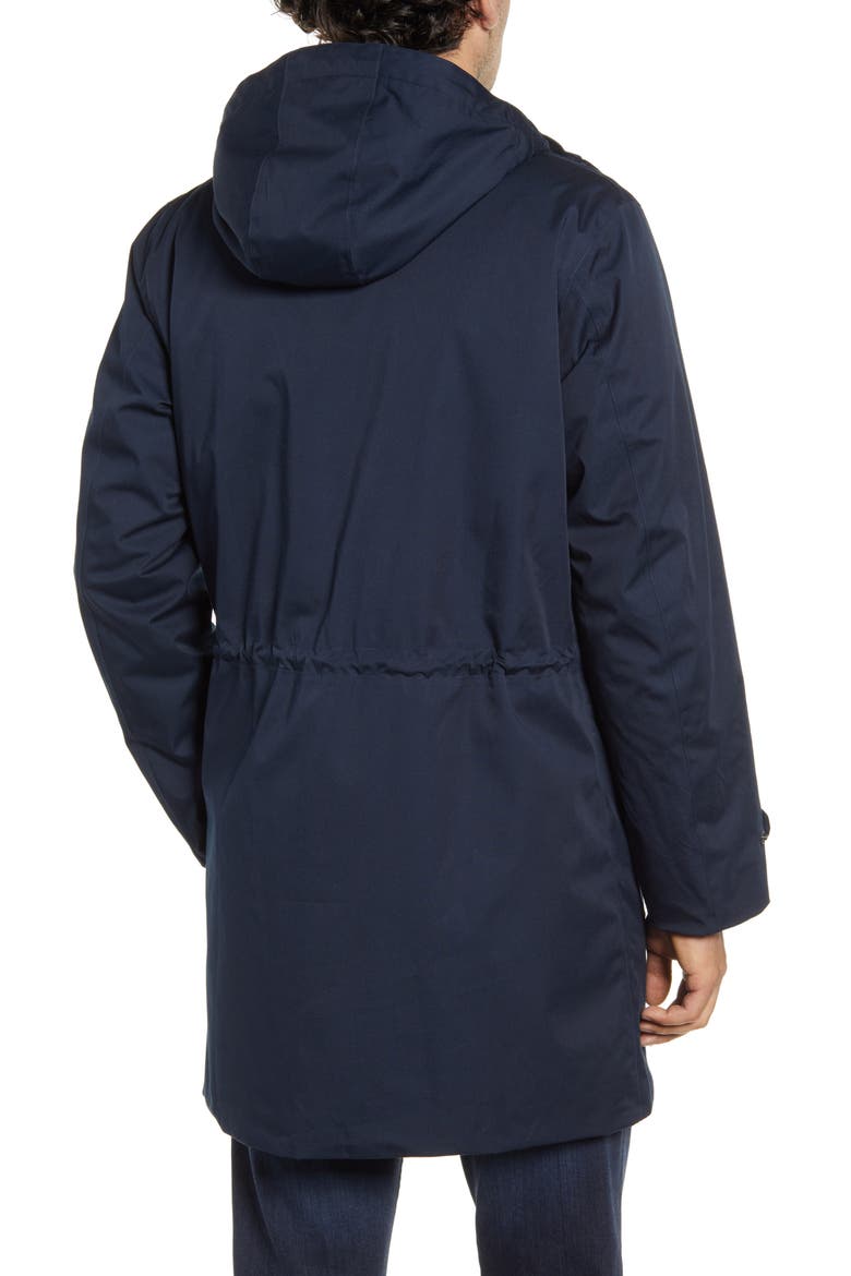 Pershore Waterproof Hooded Jacket, Alternate, color, NAVY