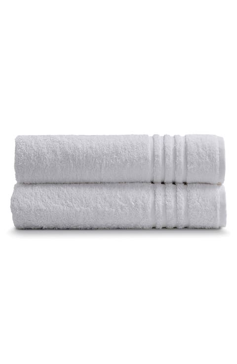 Solid Cotton 2-Piece Bath Towel Set