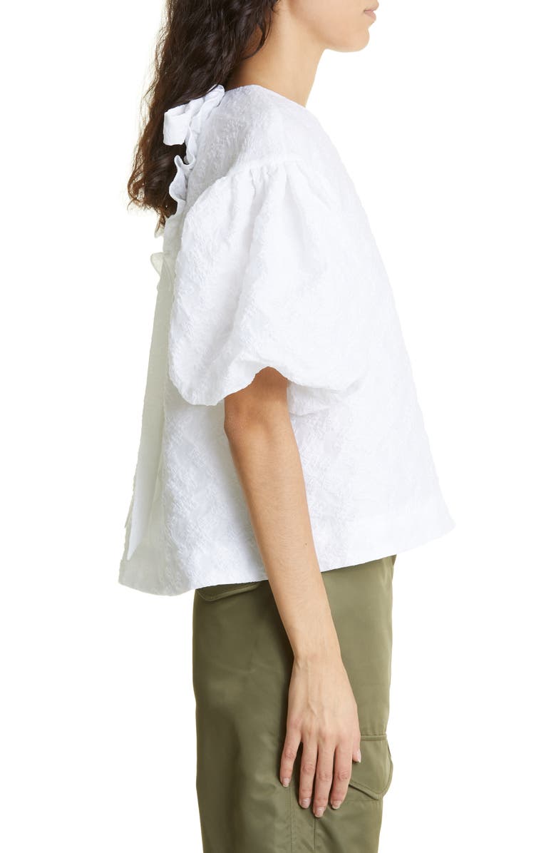 Simone Rocha Women's Signature Puff Sleeve Blouse, Alternate, color, 