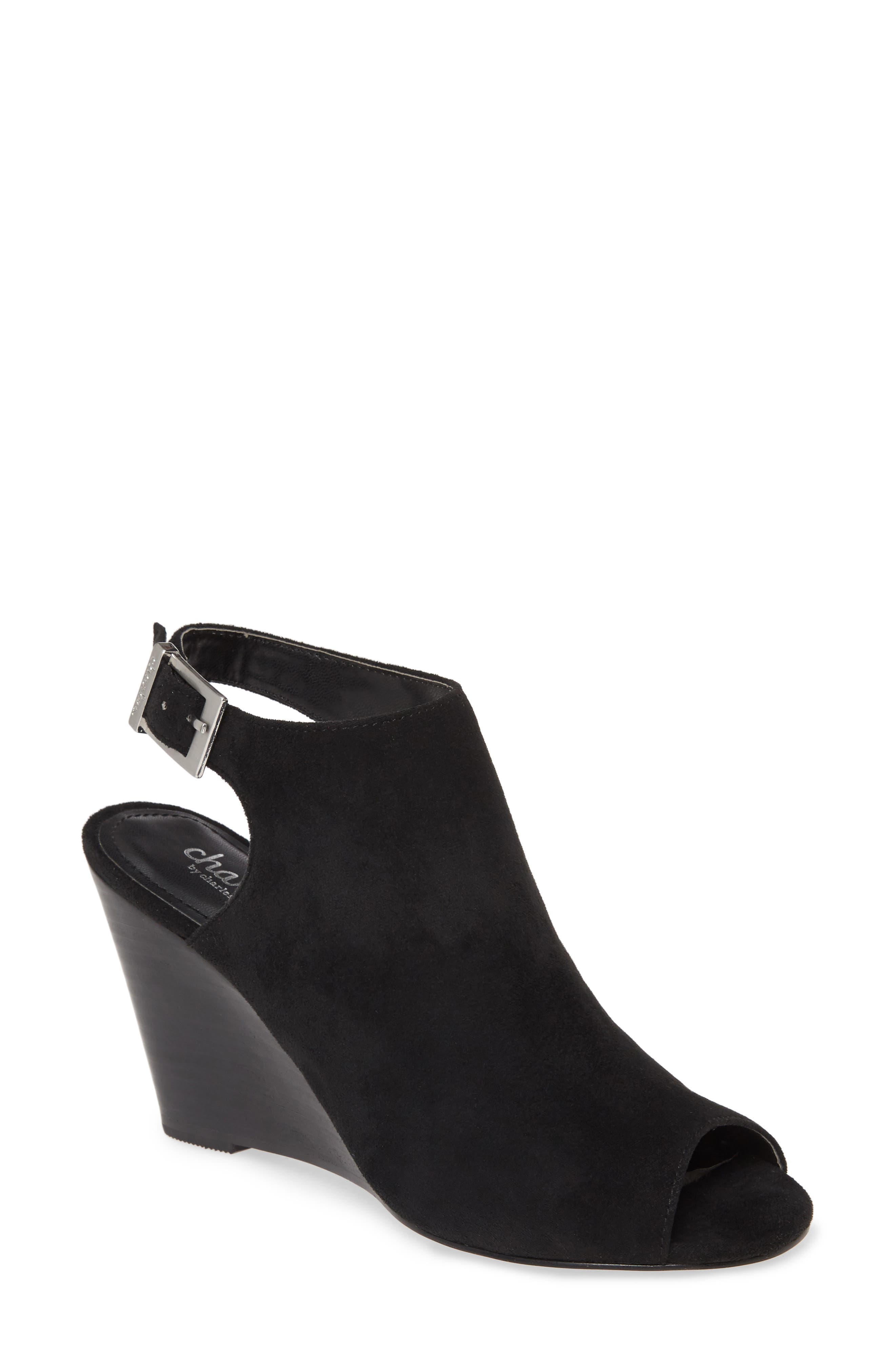 Charles by Charles David Elise Wedge Sandal, Main, color, 