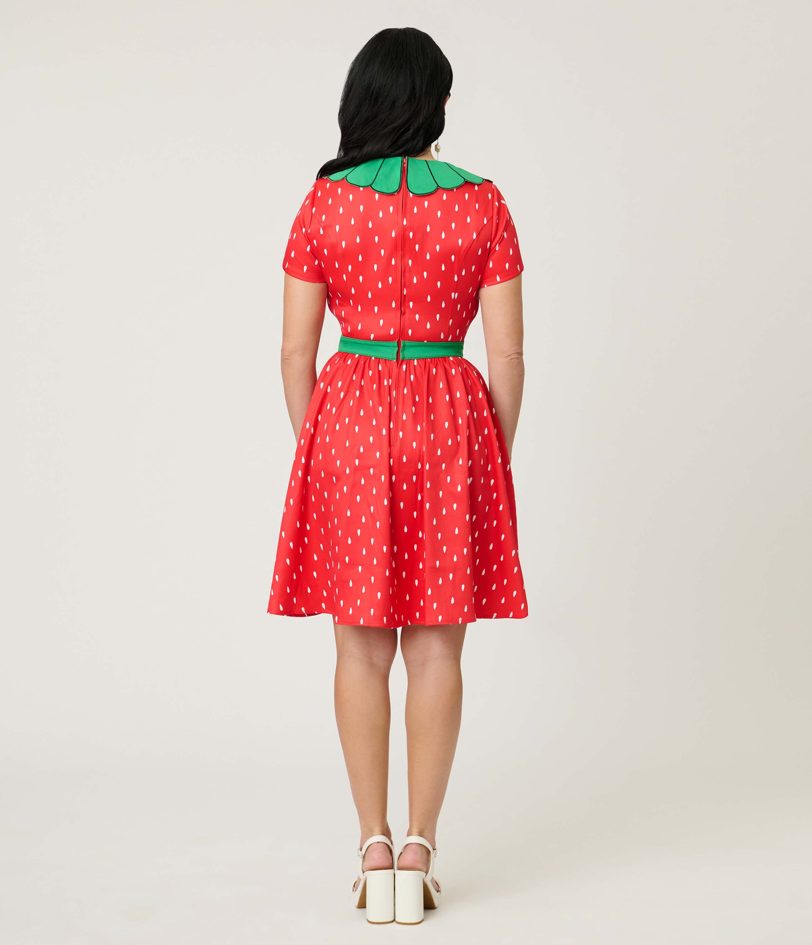 Smak Parlour Petal Collar Flare Dress (Women) | Nordstrom
