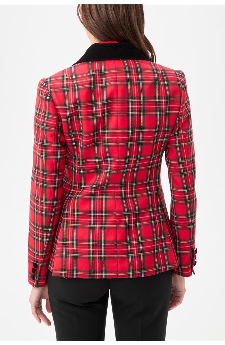 Trina Turk Revolution Plaid Jacket, Alternate, color,