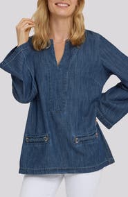 NYDJ Cotton Denim Tunic