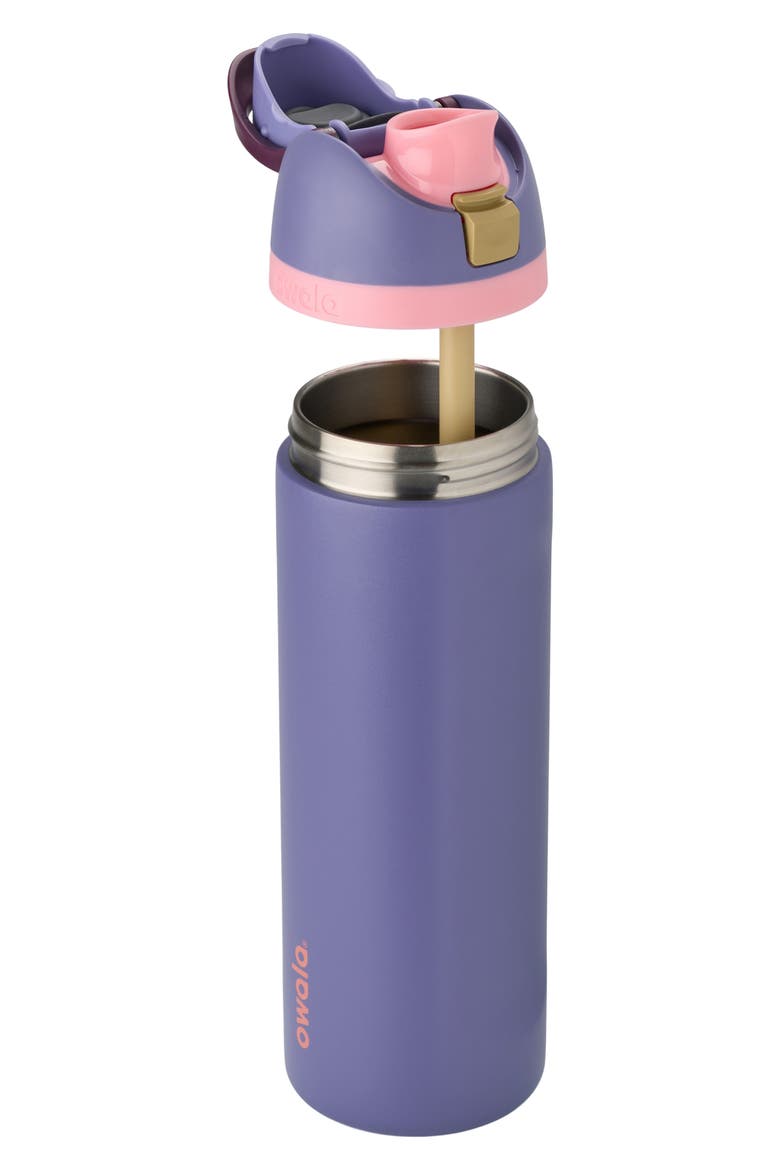 24oz. FreeSip Stainless Steel Water Bottle, Alternate, color, BLUE JAY