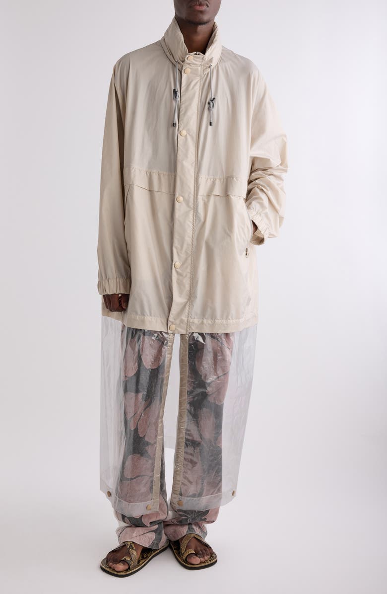 Dries Van Noten Pynam Floral & Solid Straight Leg Pants, Alternate, color, Dessin A