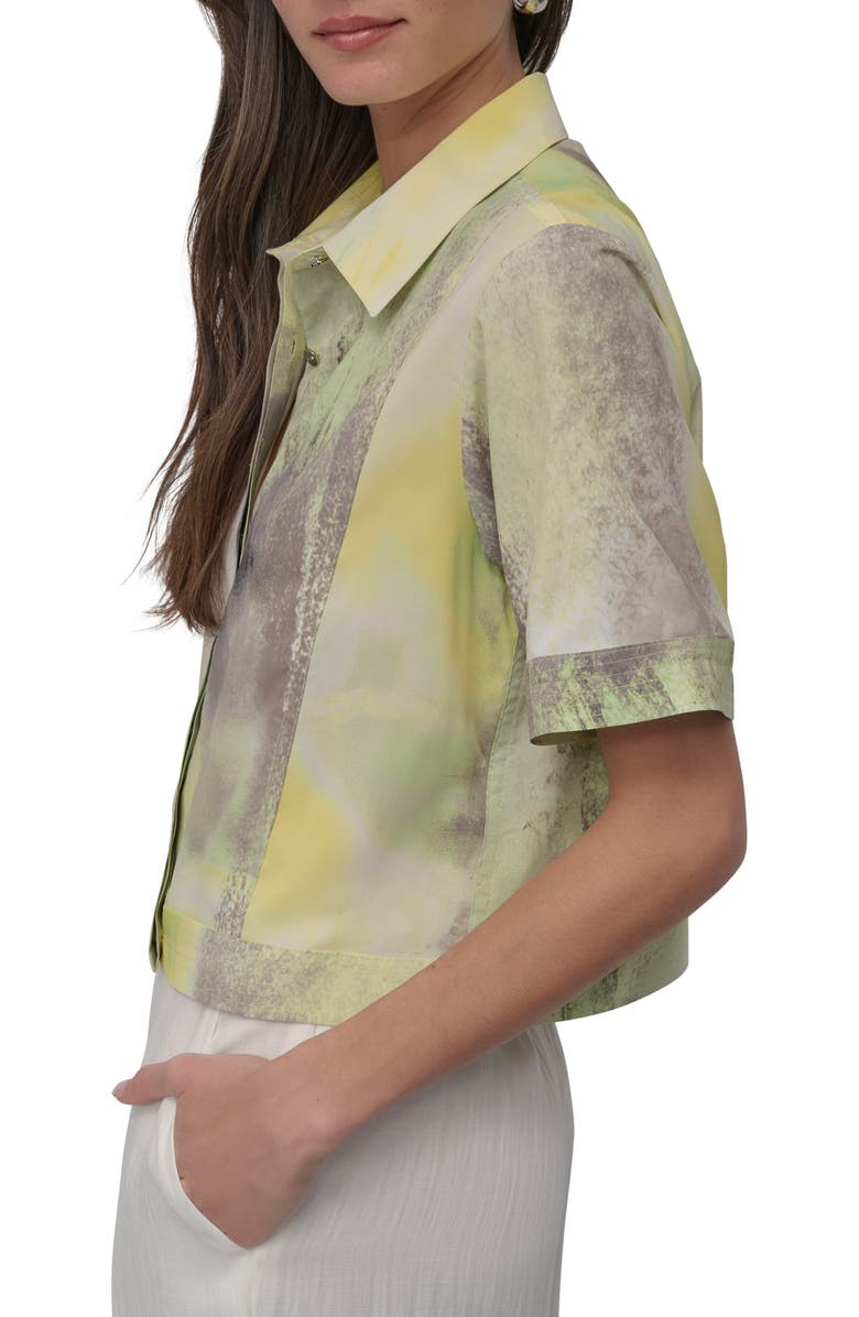 DKNY Print Camp Shirt, Alternate, color, Watercolor Hues