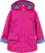 Widgeon Hooded Zip Front Raincoat