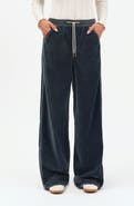 DAZE Cozy Drawcord Wide Leg Pants