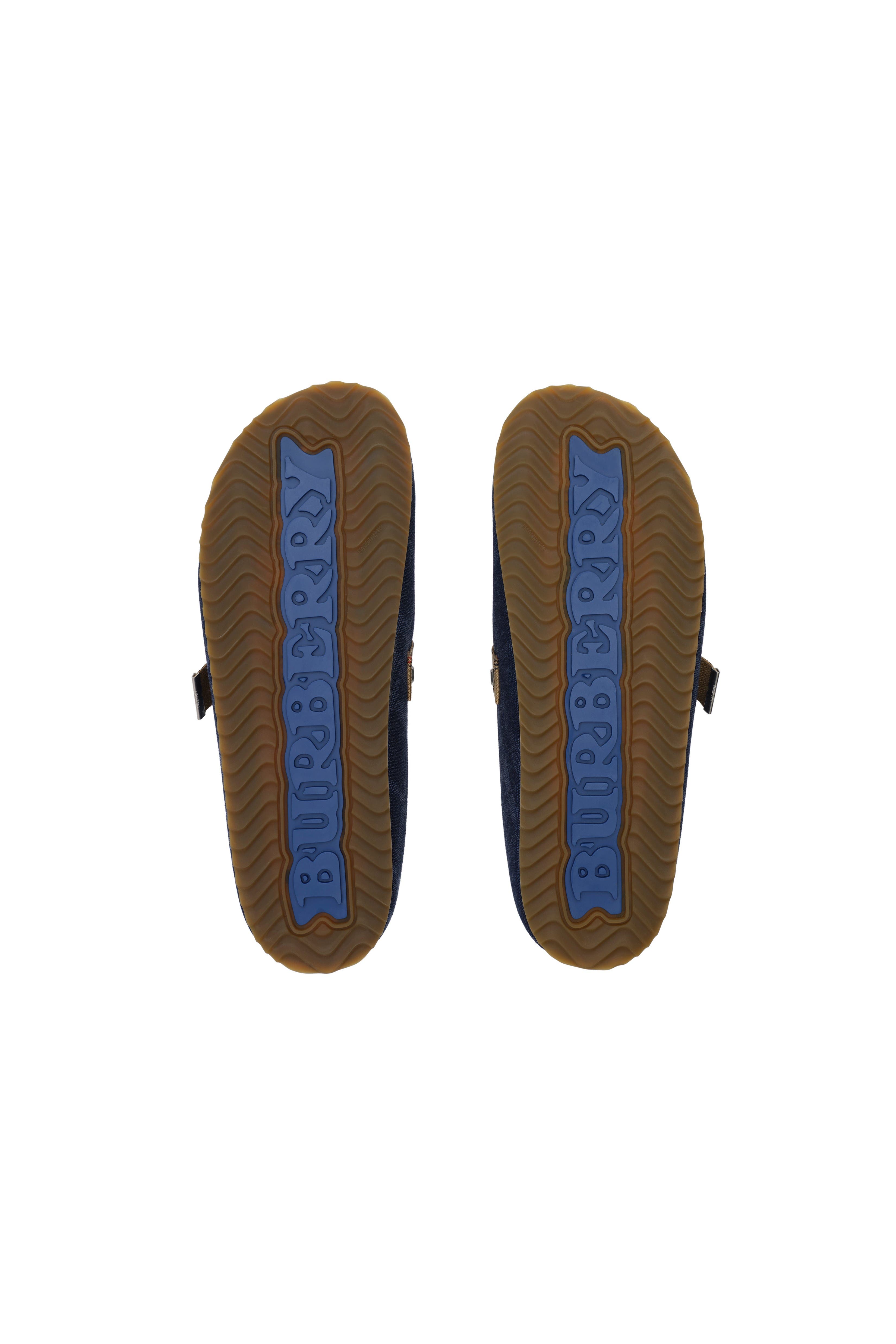 Check Denim Urchin Clogs, Alternate, color, Navy