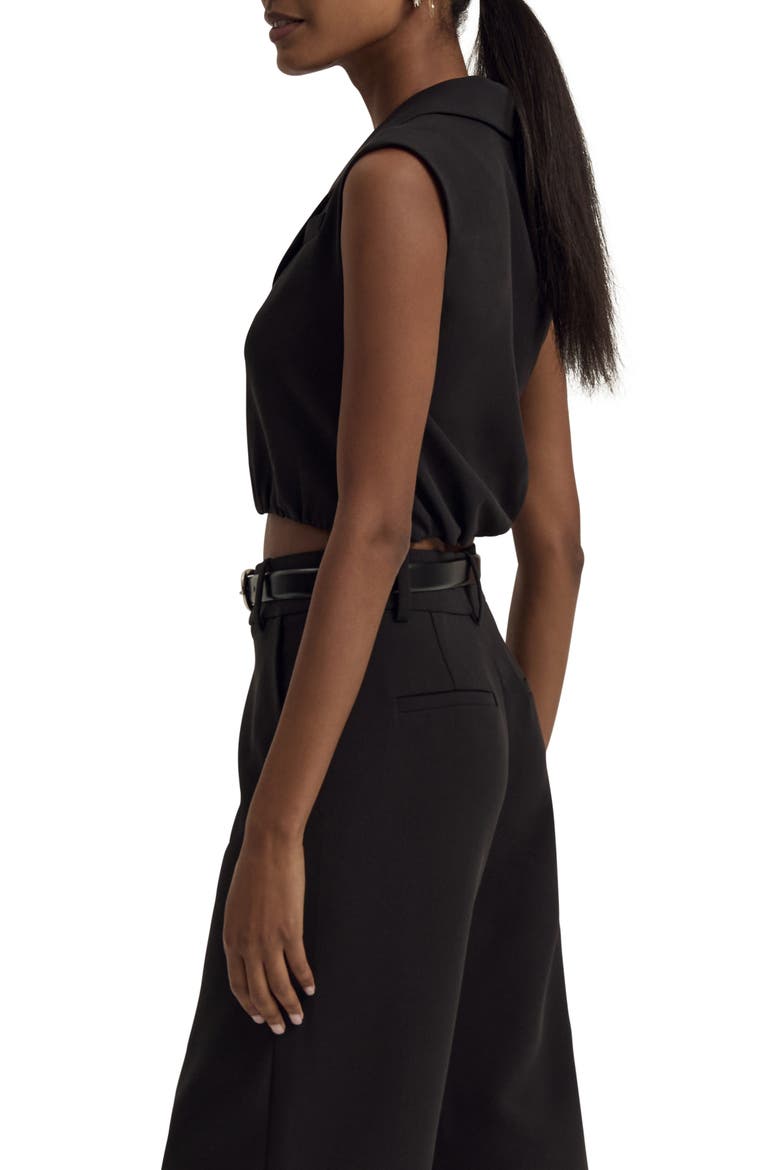 The Audrey Crop Vest, Alternate, color, BLACK
