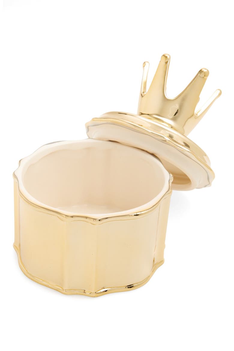 Crown Jewelry Jar, Alternate, color, METALLIC GOLD