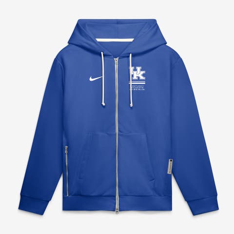 Men's Nike Royal Kentucky Wildcats 2026 Sideline Standard Issue Dri-FIT Full-Zip Hoodie
