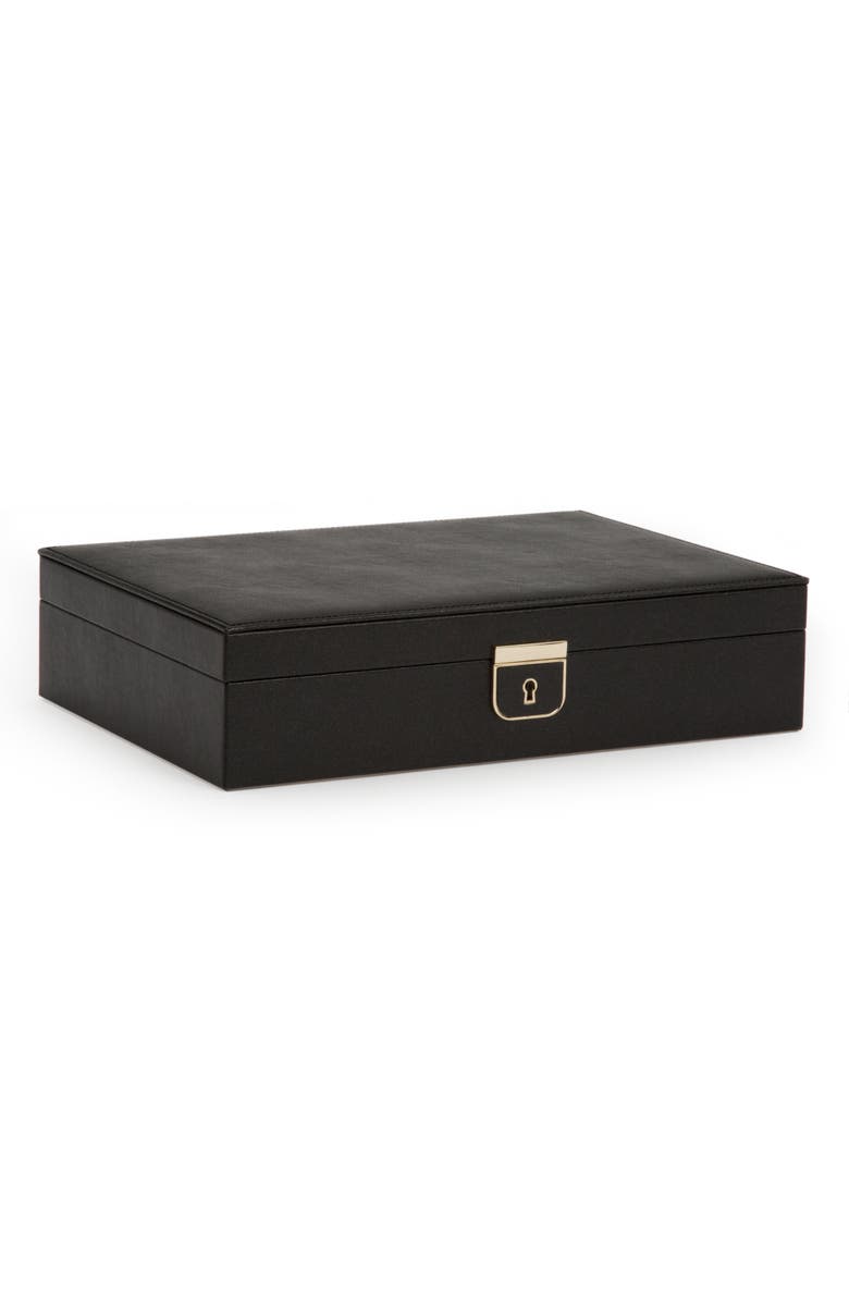 WOLF Palermo Medium Jewelry Box, Alternate, color, Black Anthracite