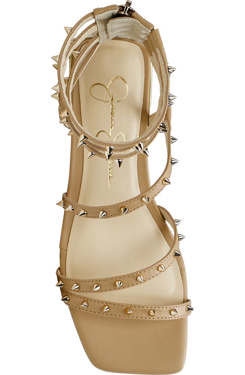 Jessica Simpson Cenedra Cage Sandal, Alternate, color, Buff