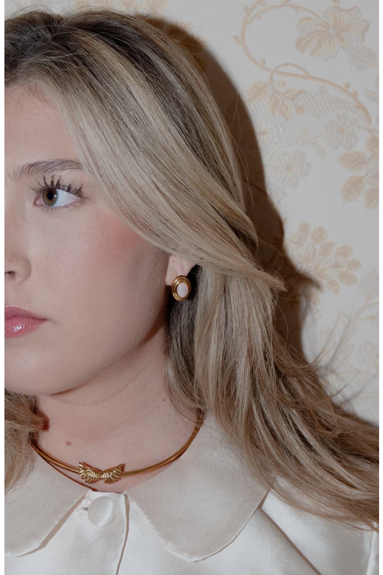 Eloise Earrings, Alternate, color, Gold