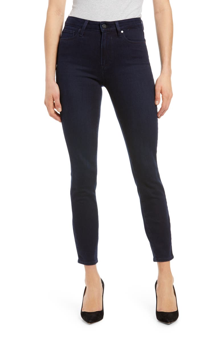 PAIGE Hoxton High Waist Ankle Skinny Jeans, Main, color, 