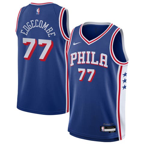 Youth Nike VJ Edgecombe Royal Philadelphia 76ers Swingman Jersey - Icon Edition