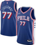 Nike Youth Nike VJ Edgecombe Royal Philadelphia 76ers Swingman Jersey - Icon Edition