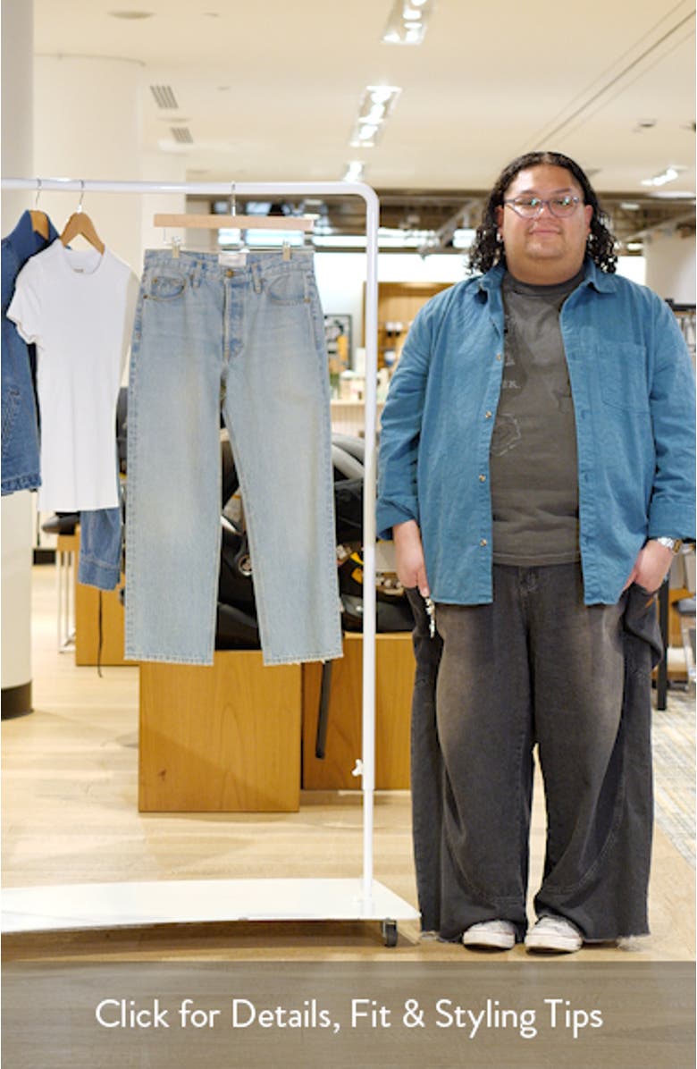 The Wayne Crop Straight Leg Jeans, sales video thumbnail